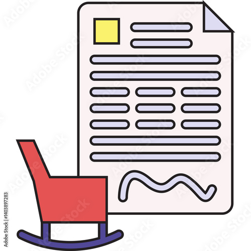 Retirement Planning icon vector illustration