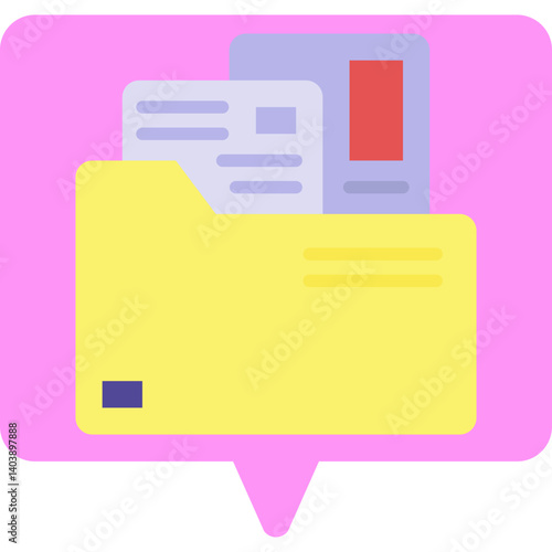 Portfolio icon vector illustration