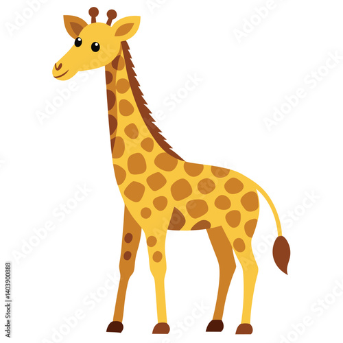 A giraffe vactor illustration