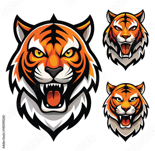 A captivating illustration of a white tiger head set against a soft monochromatic background. The artwork showcases intricate details of the tiger's face, highlighted by flowing watercolor 