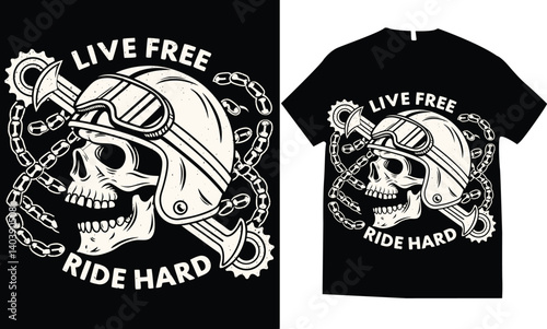 Motorcycle skull helmet byker rider piston rebel gear engine speed rider wings grunge t-shirt design distressed sunset  smoke fire flame vector illustration