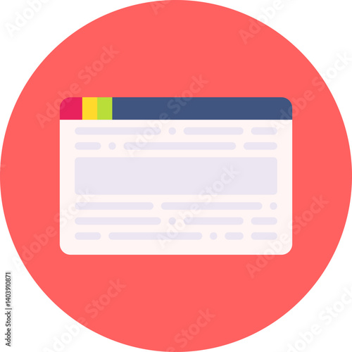 Reading Online icon single vector illustration