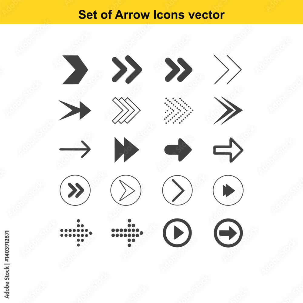 a set of stylish arrow icons designed for user (11) a set of stylish arrow icons designed for user (11)