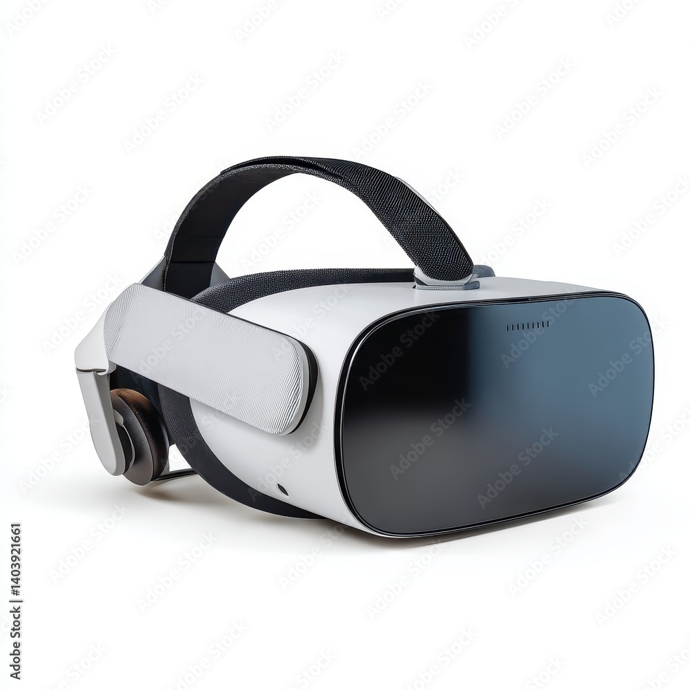 Vr headset technology gadget device on a white background. Vr headset technology gadget device on a white background.