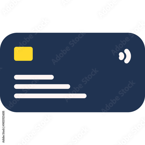 debit and credit card icon single vector illustration 