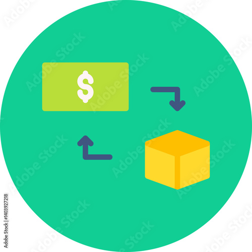 Business debit and credit card icon single vector illustration 
