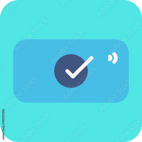 Online debit and credit card icon single vector illustration
