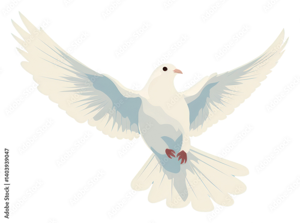 Fototapeta premium PNG Dove animal bird wing.