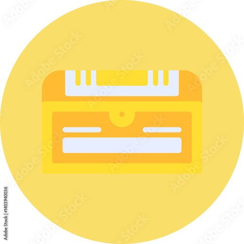 Treasure Chest II icon single vector illustration