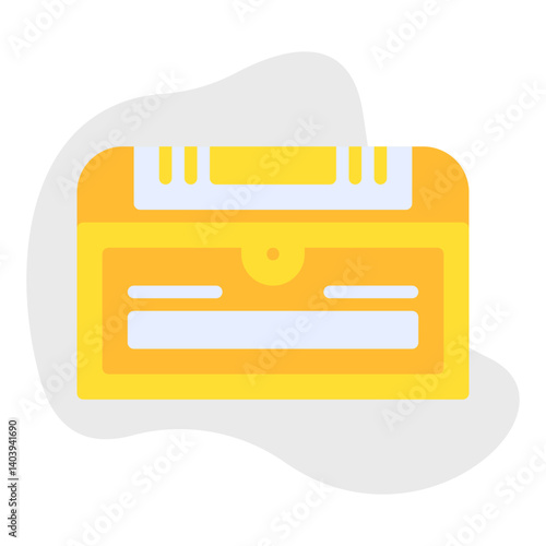 Treasure Chest II icon single vector illustration