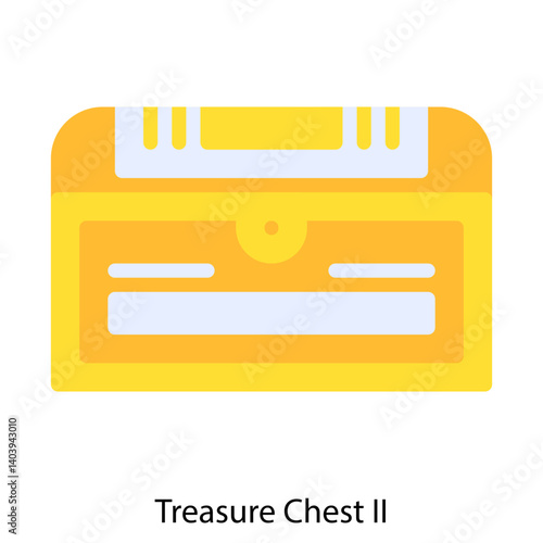 Treasure Chest II icon single vector illustration