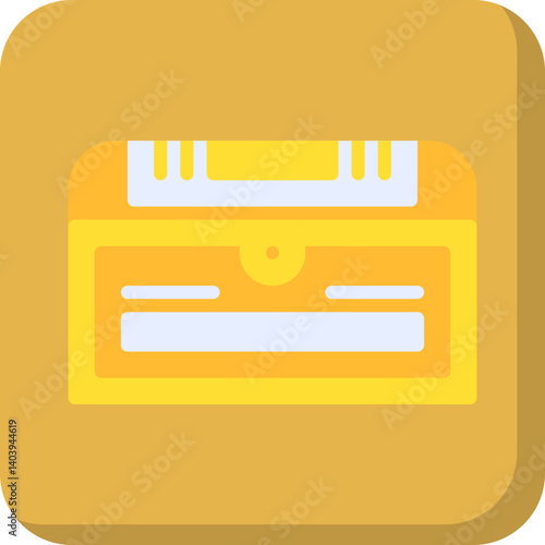 Treasure Chest II icon single vector illustration