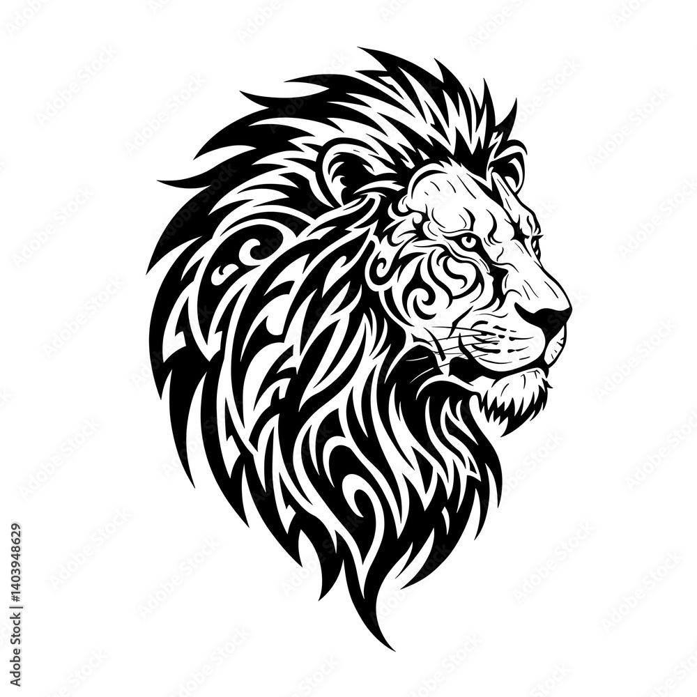 Fototapeta premium lion vector illustration