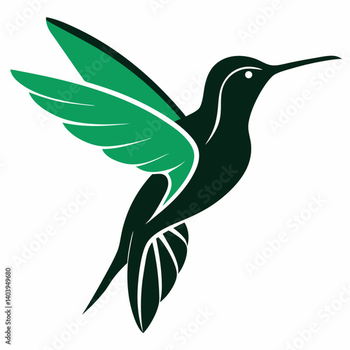 vector illustration of a bird  Vector icon illustration silhouette Graphics design image white background 