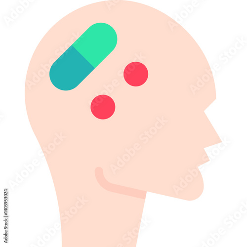 Drug Addiction icon single vector illustration