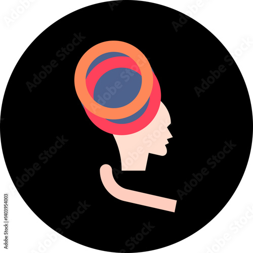 Anxiety Disorder icon single vector illustration