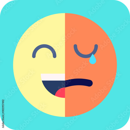 Bipolar icon single vector illustration