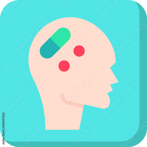 Drug Addiction icon single vector illustration