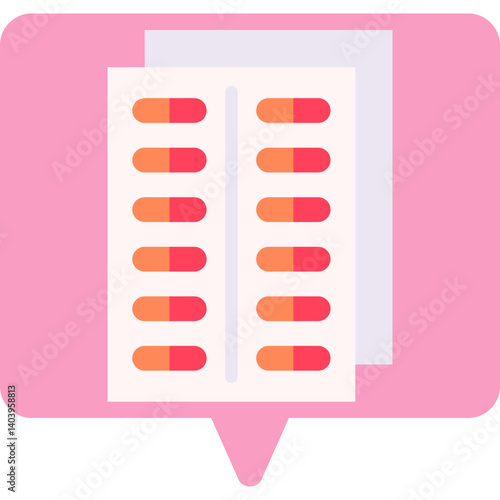 Pills icon single vector illustration