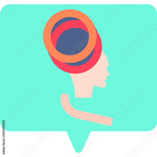 Anxiety Disorder icon single vector illustration