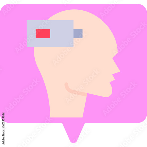 Apathy icon single vector illustration