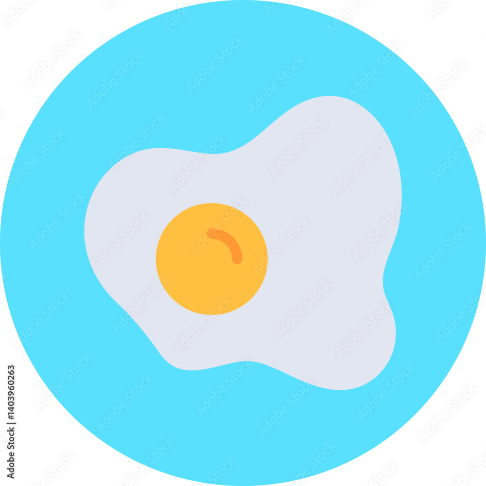 Fried Egg icon single vector illustration Fried Egg icon single vector illustration