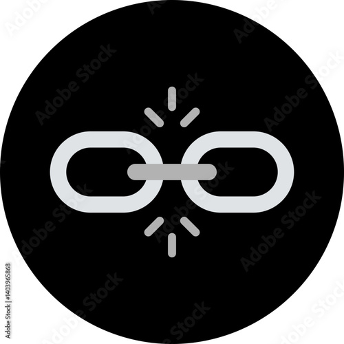 Link Building icon single vector illustration