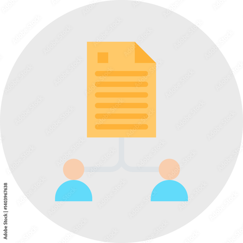File Sharing icon single vector illustration