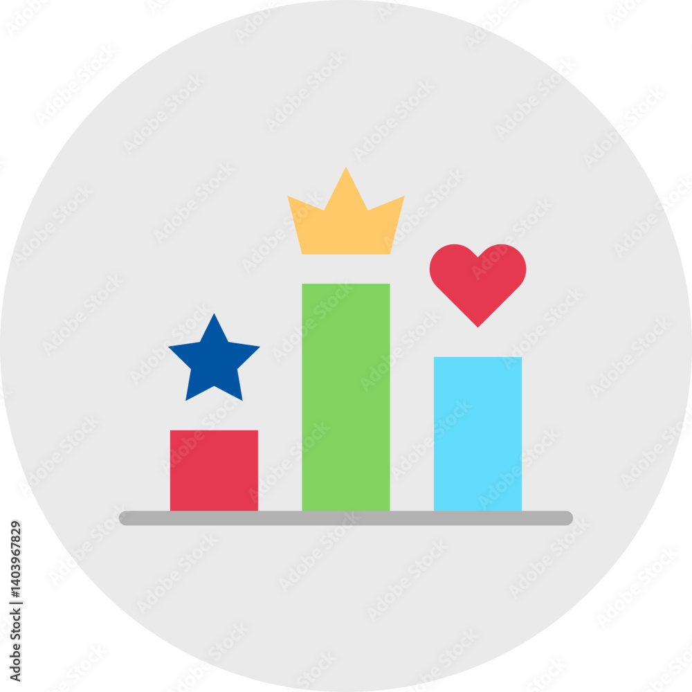 Obraz premium Ranking Factor icon single vector illustration
