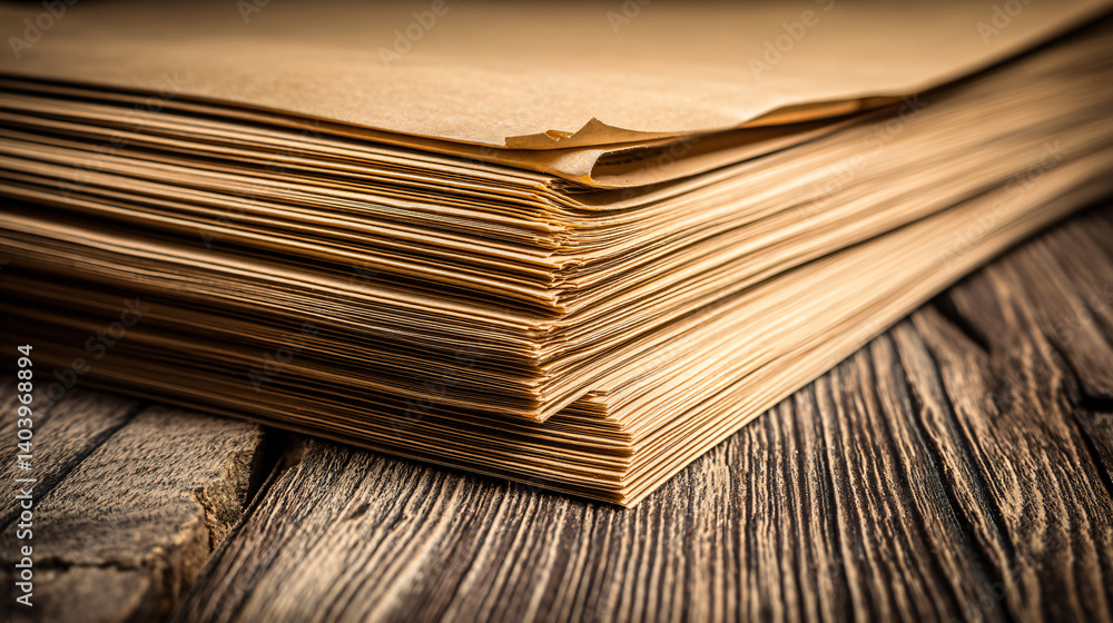 Stack of Old Newspapers Creating Texture Stack of Old Newspapers Creating Texture