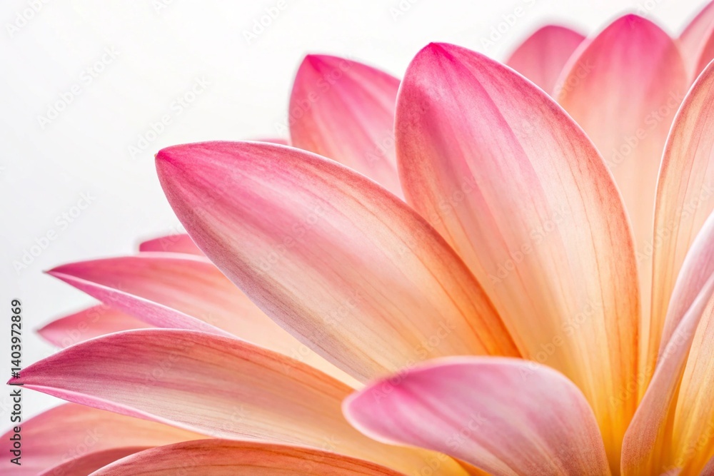 Fototapeta premium Close-up of Delicate Pink Flower Petals Soft, Gentle, and Beautiful