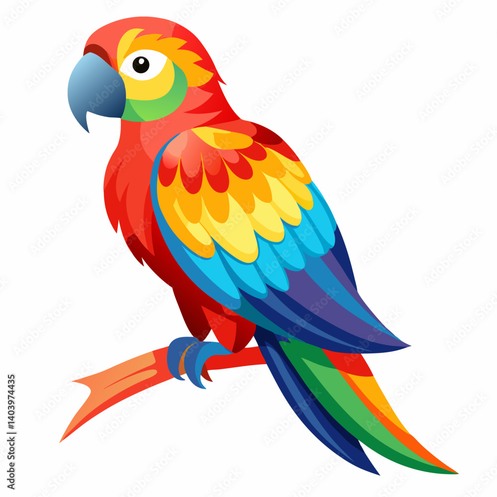 Obraz premium blue and yellow macaw ara ararauna