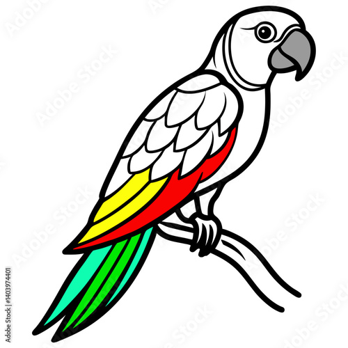 parrot on a branch