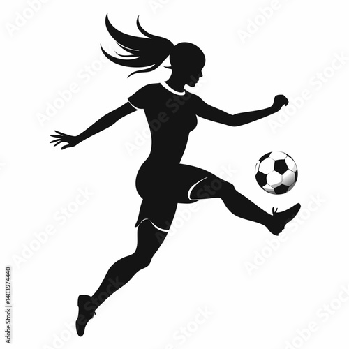 soccer player with ball