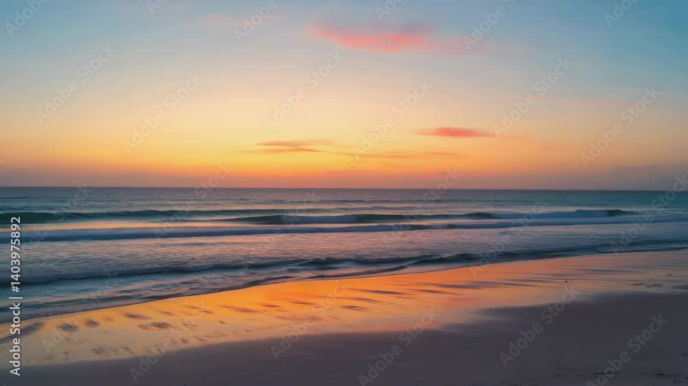 A person walks along the shore with a surfboard, ready to catch some waves. A person walks along the shore with a surfboard, ready to catch some waves.