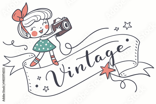 Award Winning Ribbon Design Elegant Rosette Illustration