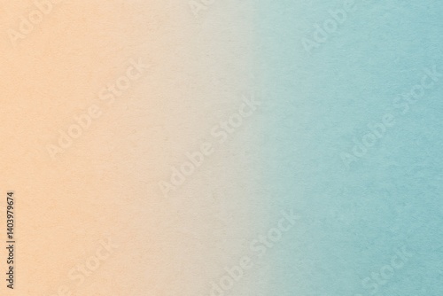 Gradient background transitioning from a soft peach hue to a gentle muted turquoise color tone