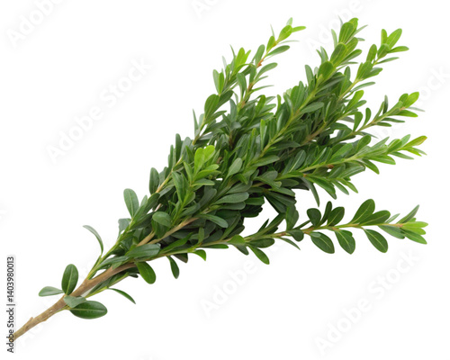 Wallpaper Mural Green boxwood branch  Torontodigital.ca