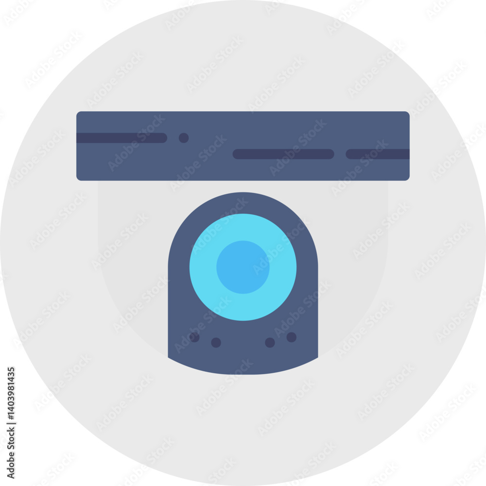 Security Camera icon single vector illustration Security Camera icon single vector illustration