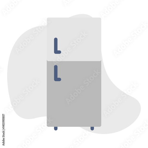Fridge icon single vector illustration