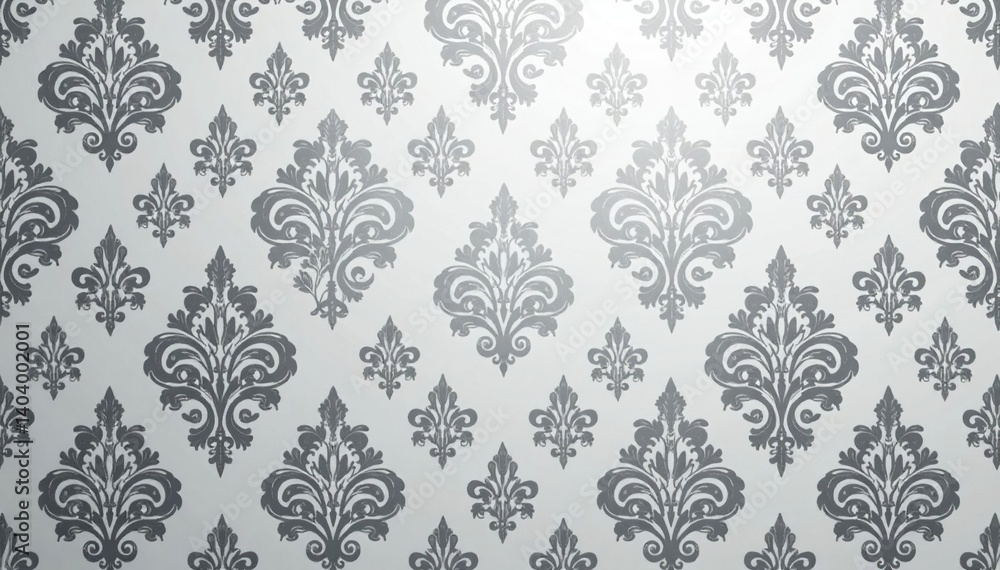 Subtle gray damask pattern with a subtle sheen, perfect for backgrounds , seamless, background pattern Subtle gray damask pattern with a subtle sheen, perfect for backgrounds , seamless, background pattern
