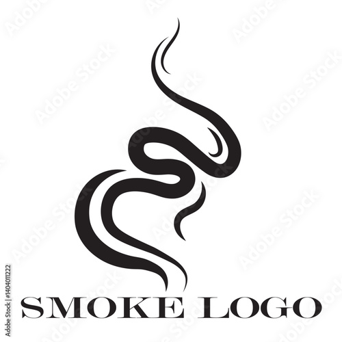 Smoke vector illustration. Smoke silhouette. Steam symbols.