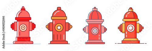 fire hydrant icon, fire hydrant vector illustration-simple illustration of fire hydrant, perfect for fire hydrant logos and icons