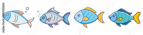 fish icon, fish vector illustration-simple illustration of fish, perfect for fish logos and icons