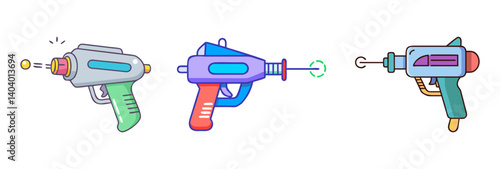 laser gun icon, laser gun vector illustration-simple illustration of laser gun, perfect for laser gun logos and icons