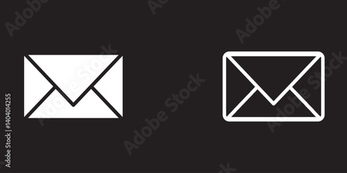 Mail icon. Mail envelop icon