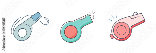 whistle icon, whistle vector illustration-simple illustration of whistle, perfect for whistle logos and icons
