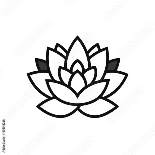 echeveria doodle icon vector illustration on transparent background