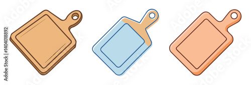 cutting board icon, cutting board vector illustration-simple illustration of cutting board, perfect for cutting board logos and icons