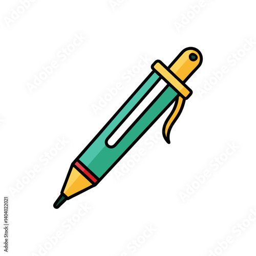 vector illustration of a pencil